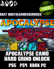 APOCALYPSE CAMO [  HARD UNLOCK  GRIND BO7 ] A...
