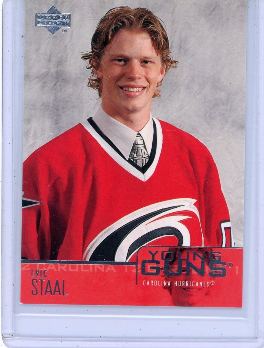 2003-04 UPPER DECK HOCKEY Series 1 YOUNG GUNS Carolina Hurricanes Eric Staal