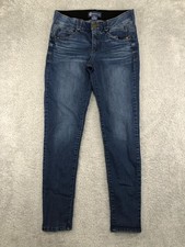 Democracy Jeans Womens 8 30x29 Blue Skinny Jegging Ab Solution Stretch