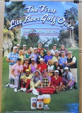 Ben Davidson signed 20x30 Poster - Miller Lite