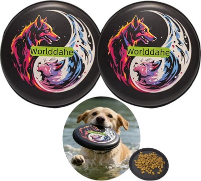 Dog Flying Disc Frisbee, Soft EVA Fetch Toy for Interactive Play & Bonding, Safe