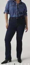 LEVI'S Women's Classic Bootcut Dark Wash Jeans Size 8S