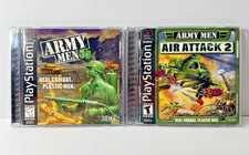 Army Men Air Attack 2 & Army Men 3D (Sony PlayStation 1) PS1