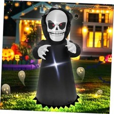 Halloween Ghost Blow Up Grim Reaper - 4FT Inflatable Party Lawn