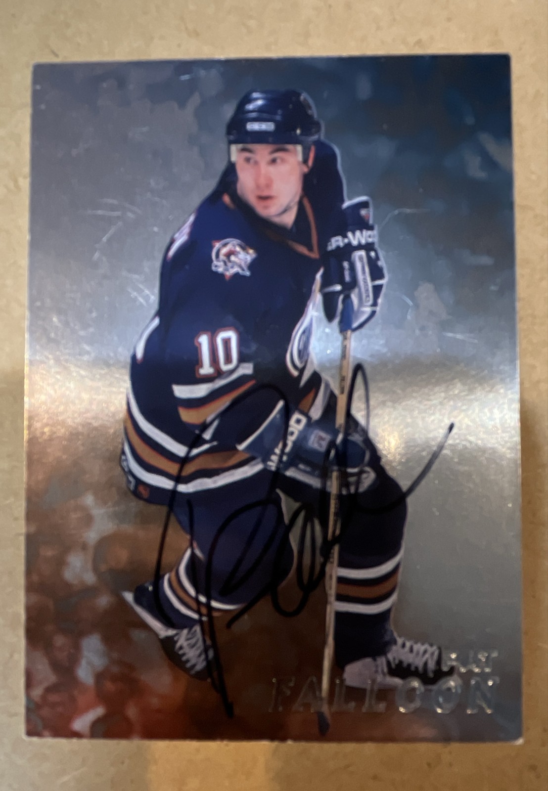 1998-99 In the Game Be A Player - Pat Falloon #205 Silver Autographs (AU)