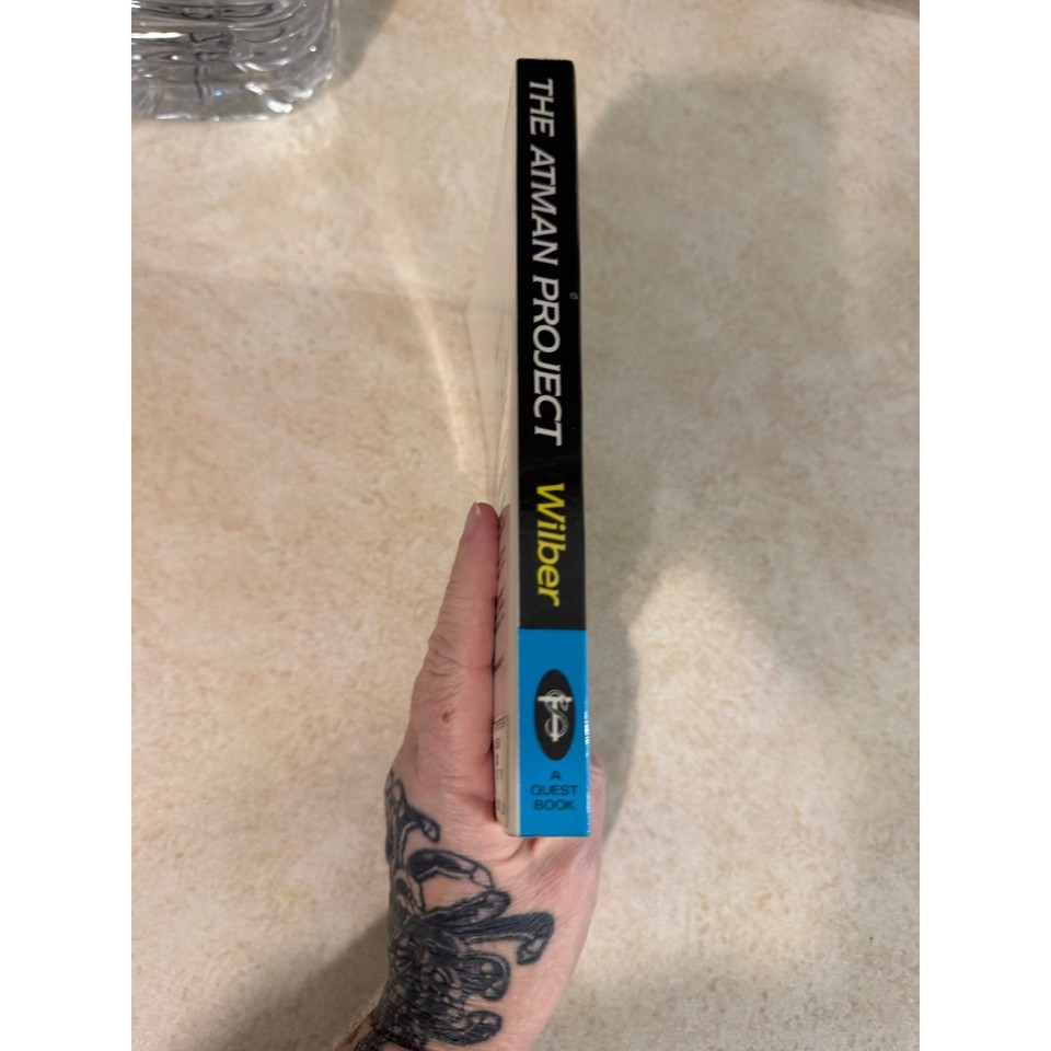 The Atman Project Ken Wilber Transpersonal Human Development Quest Book ...
