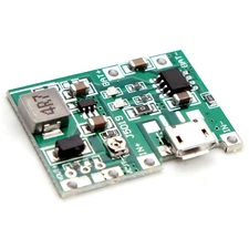 Micro-USB TP4056 3.7V Battery Charger Module Step-up Boost 5V 9V 12V 27V DC UPS