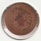 US Rare Old West 1881 Indian Head Penny Coin American Collection Shield Cent USA