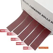 Emery Cloth Roll Sand Paper Set Boxed Multi-Roll 150 240 320 400 600 Grit Sand