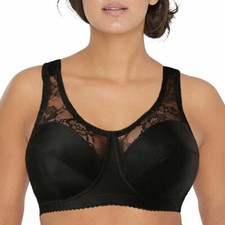 LadiesPlus Size Full Support Bra Wireless Minimiser Non Wired Comfort Sleep Bra