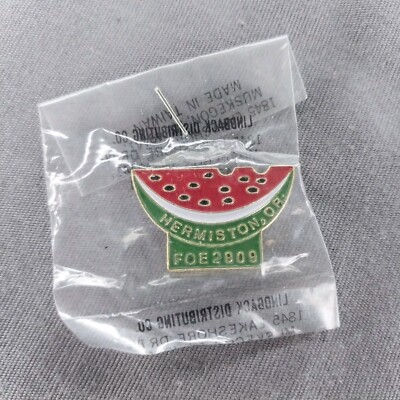 Watermelon Hermiston OR Oregon FOE 2909 Hat Jacket Lapel Pin New