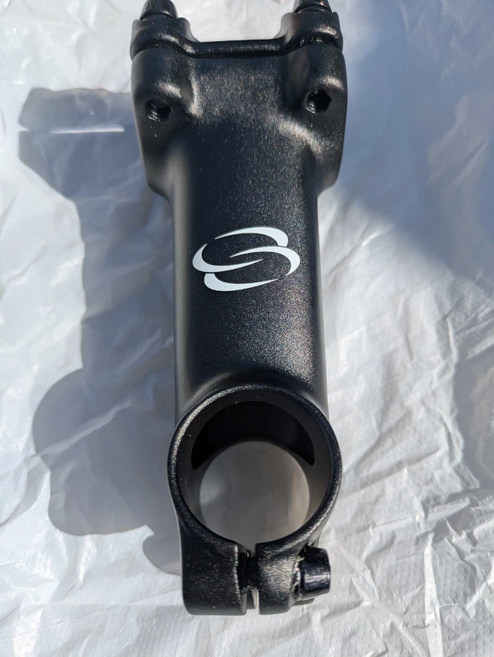 1 1/8 Syncros Anodized Alloy Handlebar Stem 100mm 12 Degree 31.8mm Clamp Black - Image 3 of 4