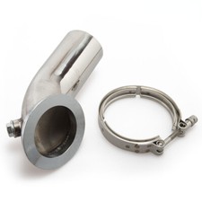 Stainless Steel Pipe Elbow 90° Turbo HY35 HX HE351 V-band Flange Clamp 4.375"
