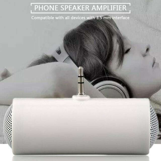 Mini Portable 3.5mm Stereo Speaker Music Sound Amplifier For Mobile P3R0 E4Z6
