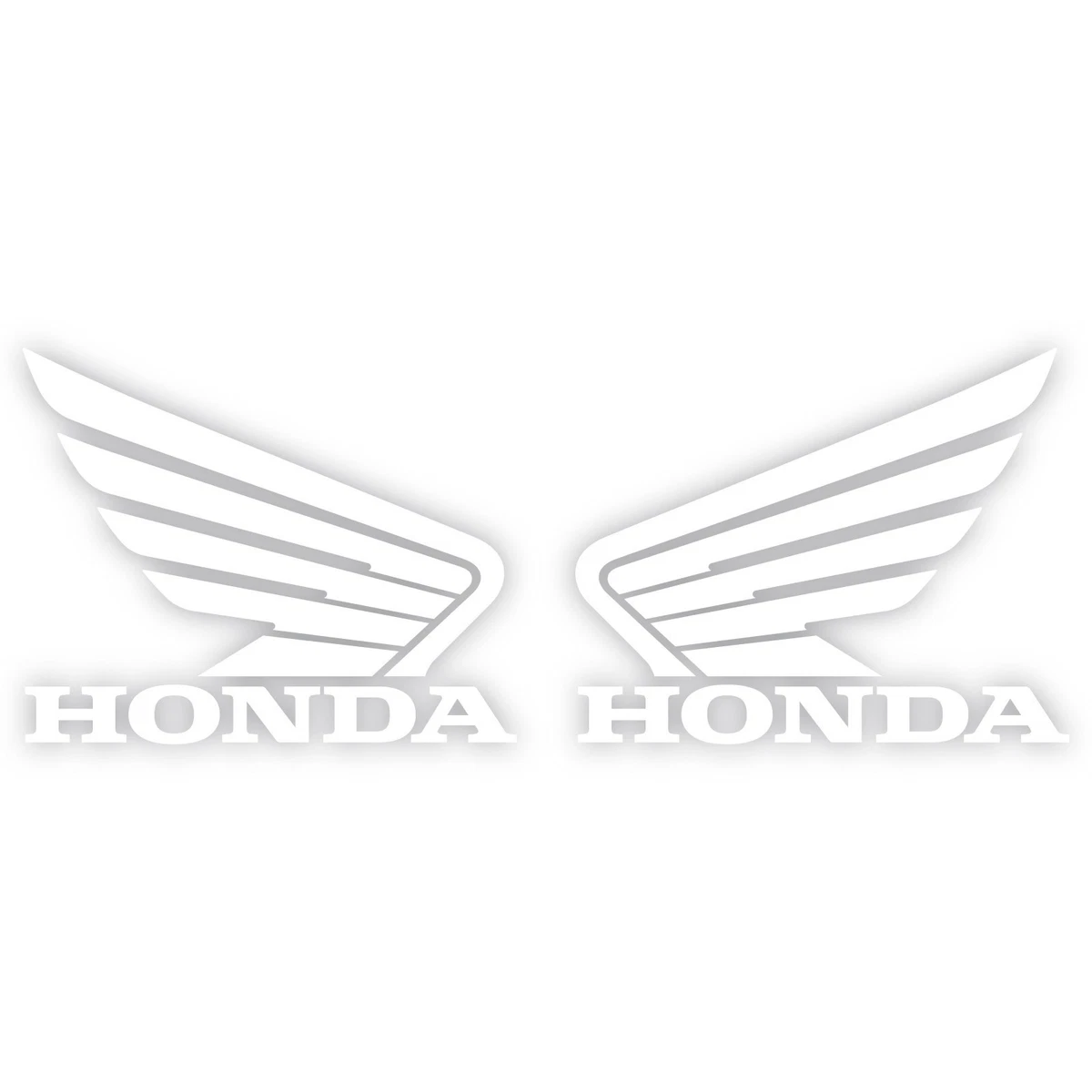2x Honda Motorcycle Wing Logo 6