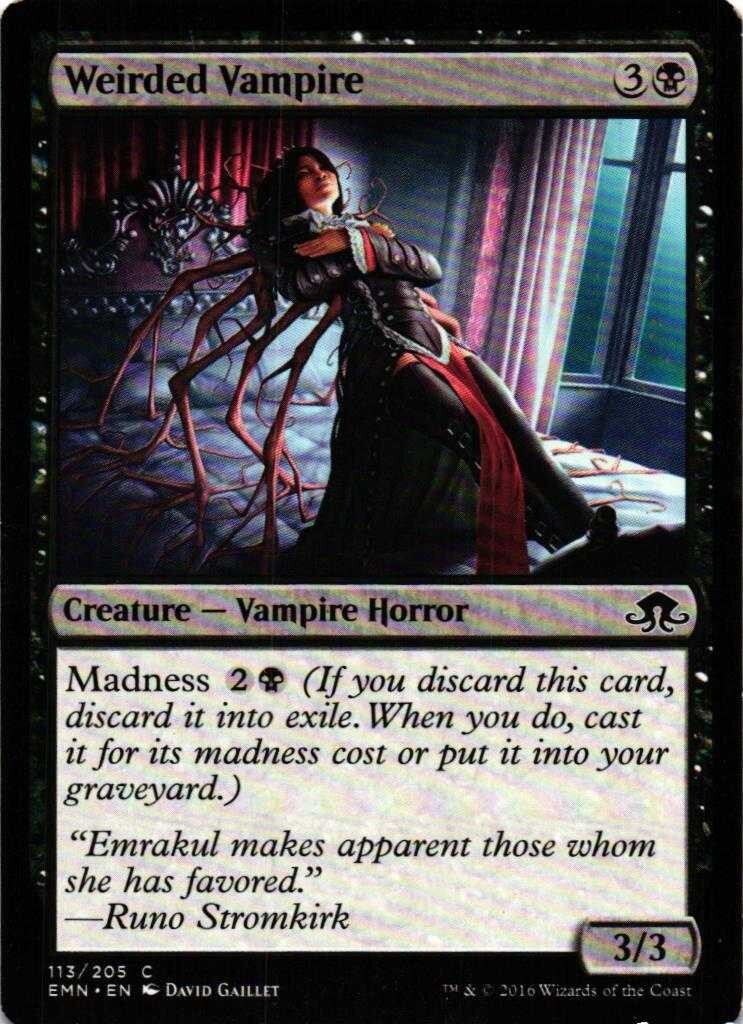 Weirded Vampire 113/205 2016 Magic The Gathering Eldritch Moon Common