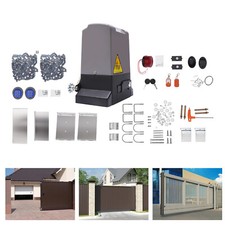 1134kg/2500lb Automatic Electric Rolling Door Motor Kit Sliding Gate Opener 550W