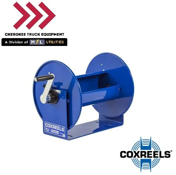 Coxreels 112-3-100, Hand Crank Hose Reel: 3/8x100' Capacity, 4000 PSI (Hose