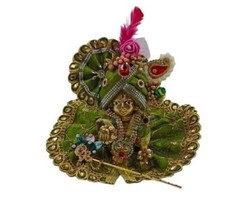 Laddu Gopal Kanha Ji Dress Poshak with Pagdi made of Silk Cloth US