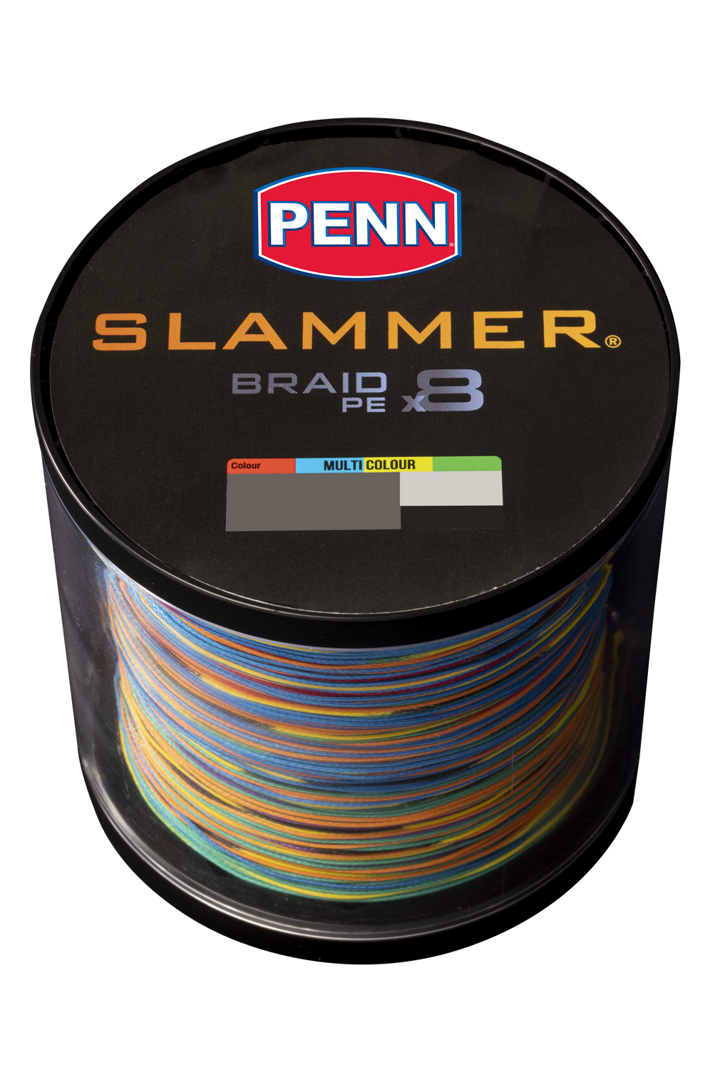 Penn 2022 Slammer 400m Multi Colour Braid Fishing Line Choose Lb