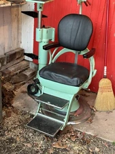 vintage Optical Chair & stand Ophthalmologist B&L Bausch & Lumb