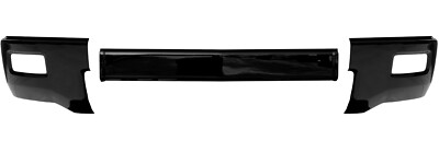 Gloss Black Front Bumper Overlay Set Cap Cover 14-15 Silverado w/Fogs no-Sensor