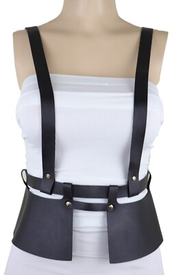 8463 Punk Womens Waist Belt Adjustable Suspenders Straps Pu Leather Harness Widyany Punk Women Waist Belts PU Leather Fashion Body Chain  main image 3