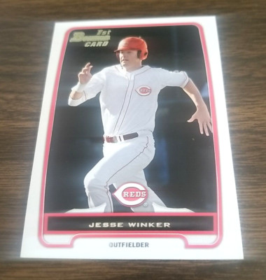 JESSE WINKER 2012 BOWMAN DRAFT CARD #BDPP-8 REDS/NATIONALS (FIRST PROSPECT BASE)