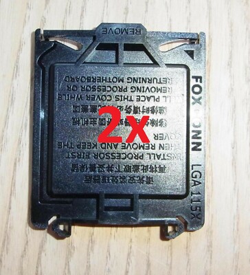 2x Foxconn CPU Cover Protector Abdeckung Schutz Sockel socket LGA 1150 1155 1156