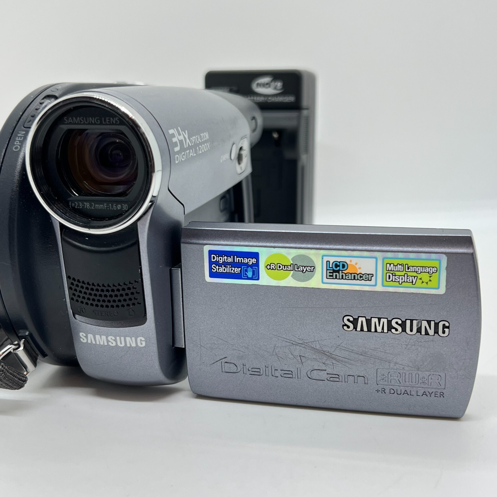 Samsung VPDC173 DVDRW 34x Optical Zoom Camcorder Video Camera with