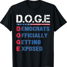 D.O.G.E DOGE Department Of Government Efficiency US flag Shirt