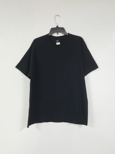 Vintage Hanes Beefy Tee Black T-shirt Mens Size XL (46-48)