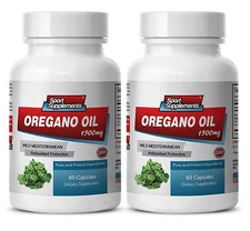 Natural Oregano Oil - New Oregano Oil 1500mg - Liver Cleanse Capsules 2B