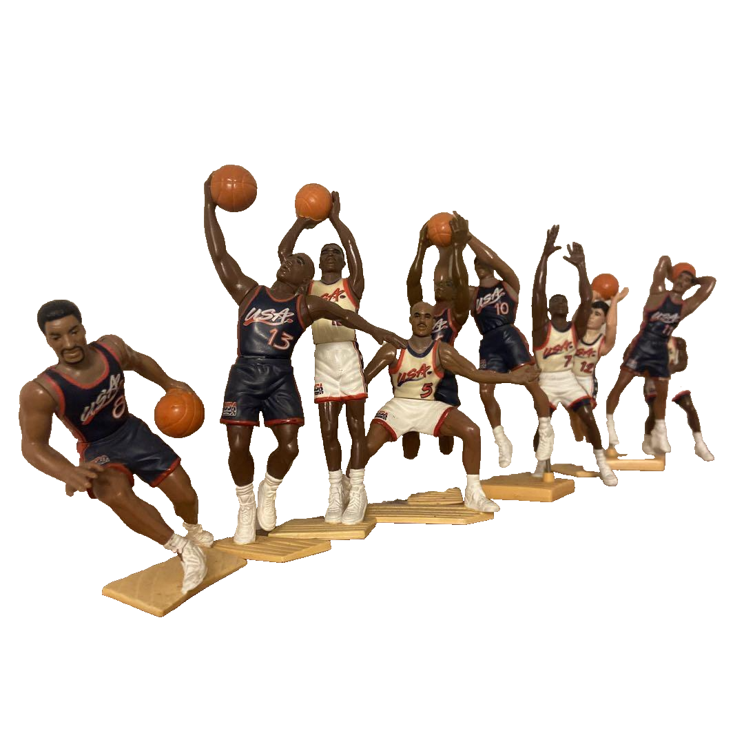 アメリカドリームチーム3 フィギュア Usa dream team 3 Figures Set Basketball Used Good Condition | eBay