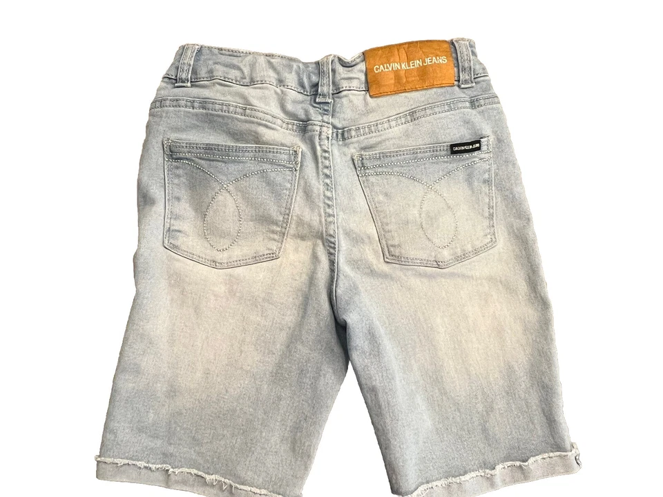 Lot of Girls Jean Shorts Calvin Klein Size 10 Mid Rise Skinny Adjust - Image 4 of 4