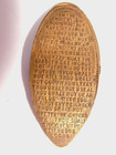 old pressed/ elongated penny with 10 Commandments