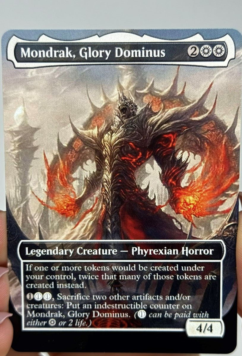 Mondrak, Glory Dominus Proxy Card with Custom designed art Mondrak, Glory Dominus Proxy Card with Custom designed art