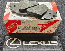 Genuine 2016-2021 Lexus Rear Pads 04466-48160