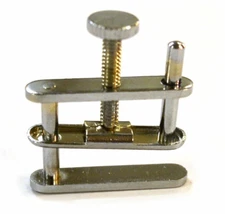 Eisco Labs Hoffman Tube Clamp, 1-5/16" - Nickel Plated Brass