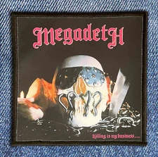 Megadeth Killing Is My Business Sublimated Printed Patch | Heavy Metal Band Logo