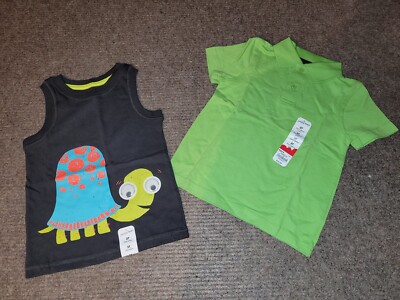 Jungen 2 Tops T-Shirts von Jumping Beans Größe 98 Neu