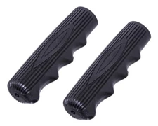 VINTAGE SCHWINN STINGRAY STYLE BICYCLE RUBBER BIKE HANDLEBAR CRUISER GRIPS BLACK