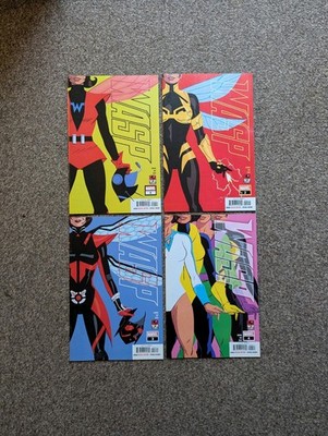 4x Wasp #1 2 3 & 4 Complete Marvel 2023 Al Ewing Series Bundle Lot
