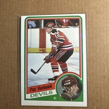 1984 Topps    RC #90 Pat Verbeek New Jersey Devils  NM 