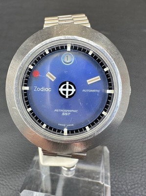 Zodiac Astrographic Mystery Dial Automatic Watch Mens 882-953 NSA