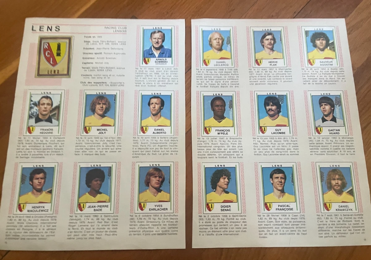 Fanion + écharpe RC LENS vintage collection football années