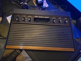 Atari 2600 Light Sixer "Woody" Console And Power Adapter Only - Tested!