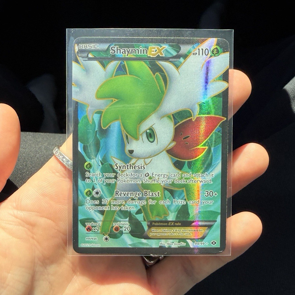 Pokemon Shaymin EX 94/99 Next Destinies Holo Rare English 2012