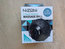 Nizoni 5-Speed Vibrating MASSAGE BALL 2.5 Hrs Of Runtime Firm Yet Gentle