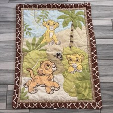 Disney Lion King Simba Nala Comforter Crib Blanket Nursery Bedding Reversible